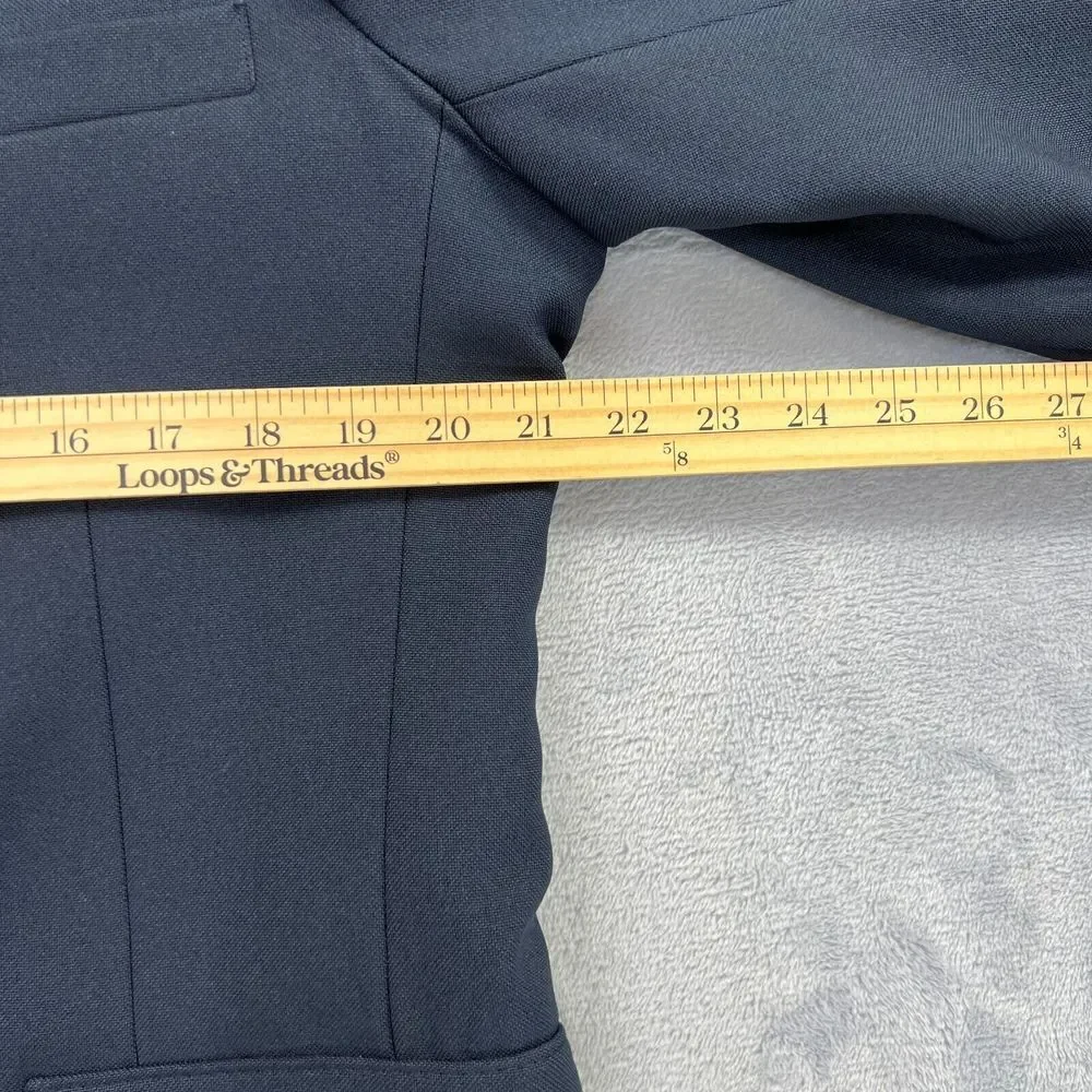 Vtg. Levi's Action Suit STA-PREST‎ Mens 42L Blue Gray Button Sport Coat Jacket